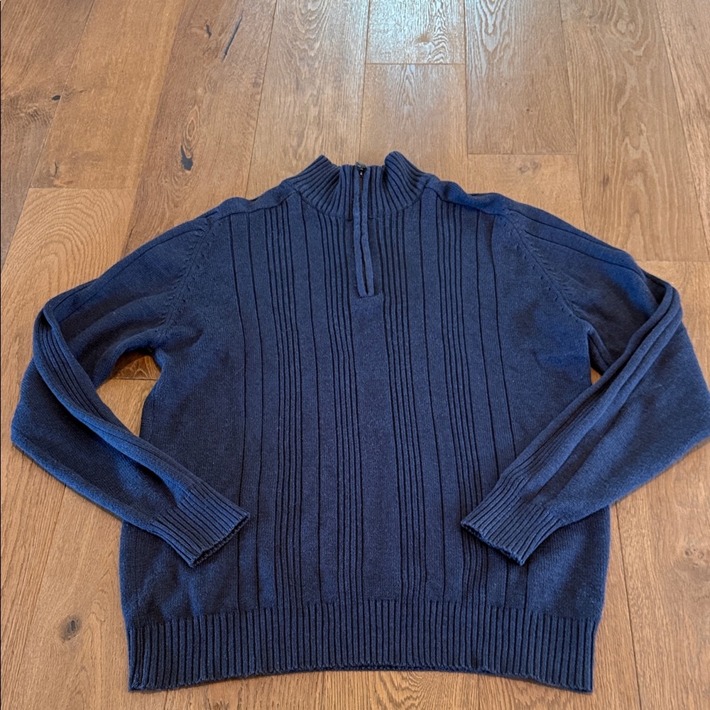 Oscar De La Renta Quarter Zip Pullover - XL